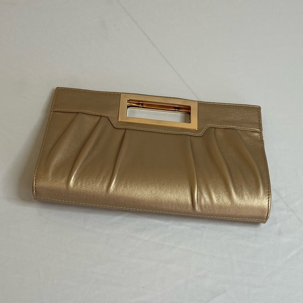 Elegant Gold Clutch